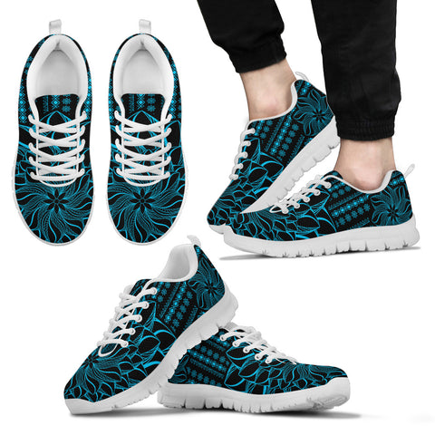 Image of Mandala Running Shoes Turquoise White