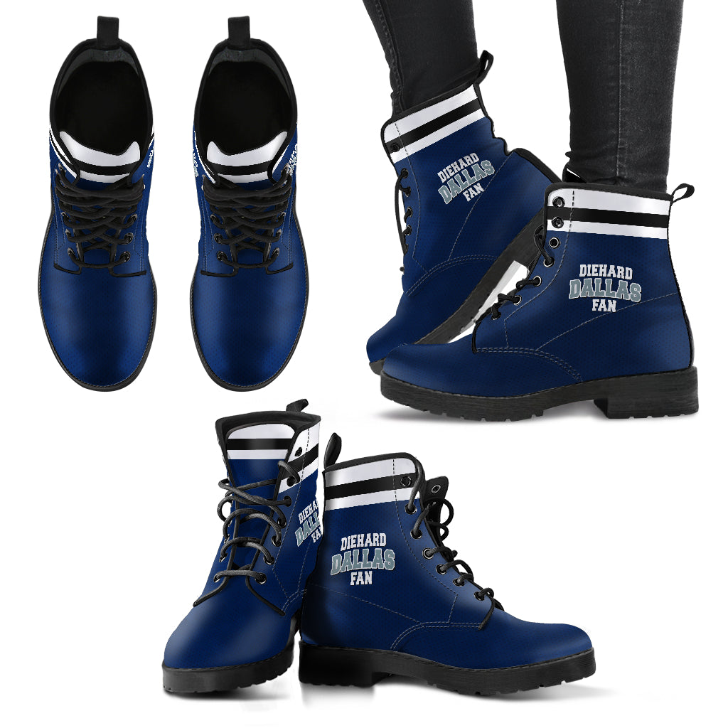 Diehard Dallas Fan Sports Leather Boots