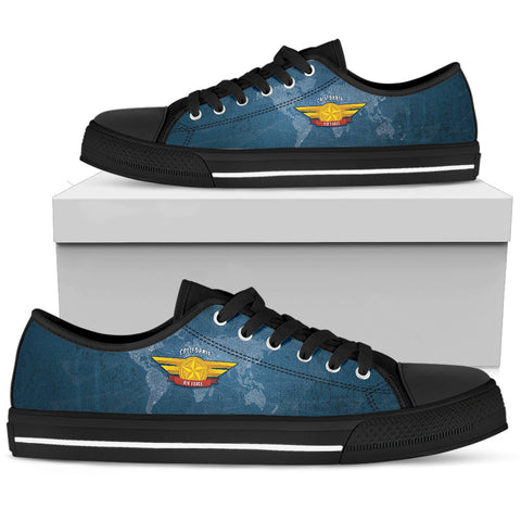 Image of California Air Force Low Top Shoes Black
