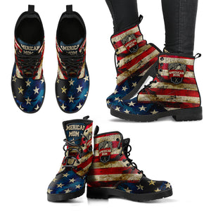 American Mom and American Dad Premium Leather Boots