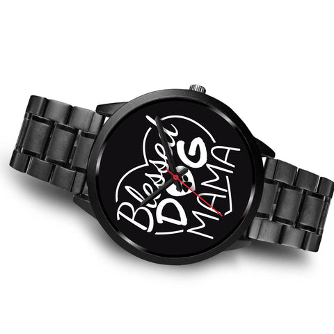 Image of Blessed Dog Mama Watch Black