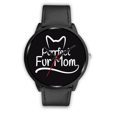 Image of Purrfect Fur Mom Watch Black