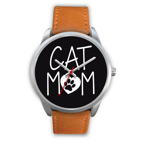 Image of Cat Mom Watch Silver