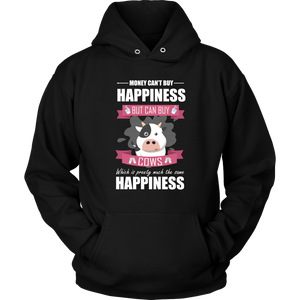 Cows Are Happiness Unisex Hoodie Sweatshirt