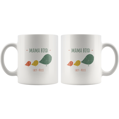 Image of Mama Bird Lucy Ricci Personalized Mug