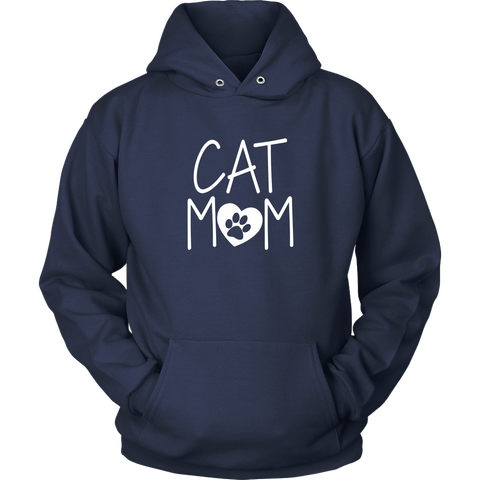 Image of Cat Mom Hoodie Sweatshirt