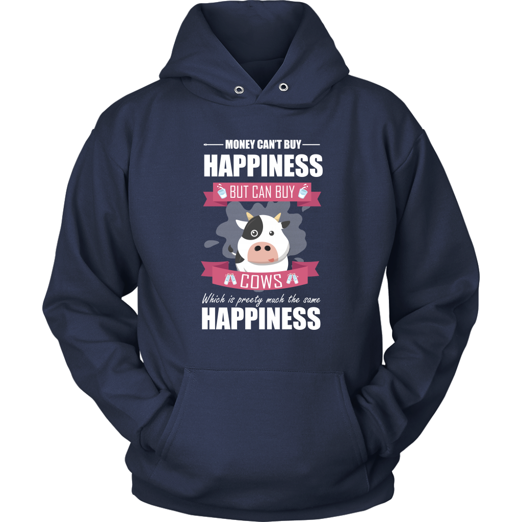 Cows Are Happiness Unisex Hoodie Sweatshirt