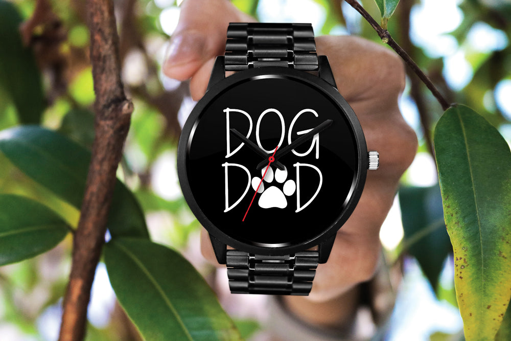 Stainless Steel Watch Dog Dad