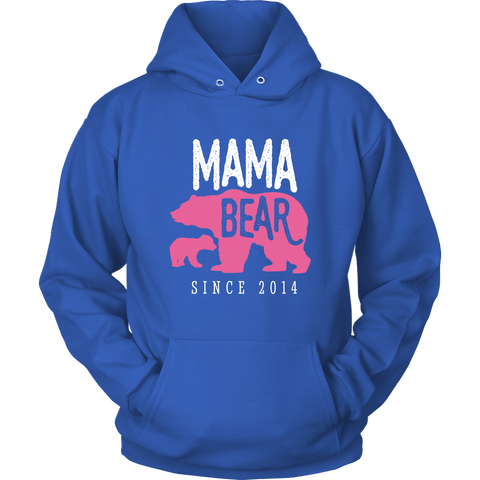 Image of Mama Bear Since 2014 Hoodie Sweatshirt
