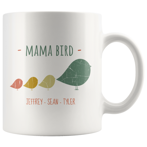 Image of Mama Bird Mug Jeffrey Sean Tyler