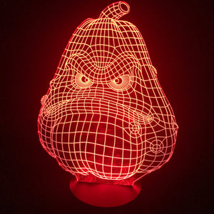 Angry Pumpkin LED Lamp