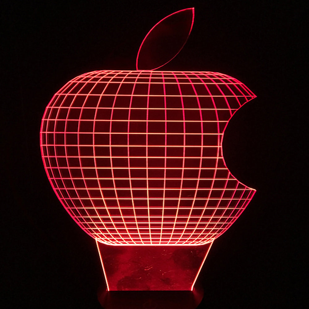 Personalized Apple LED Lamp