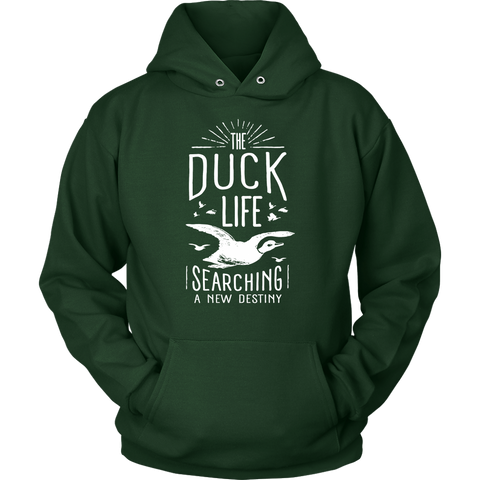 Image of Duck Life Searching A New Destiny Unisex Hoodie Sweatshirt