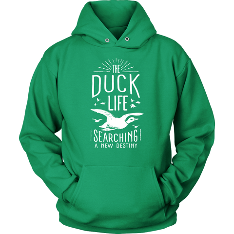 Image of Duck Life Searching A New Destiny Unisex Hoodie Sweatshirt
