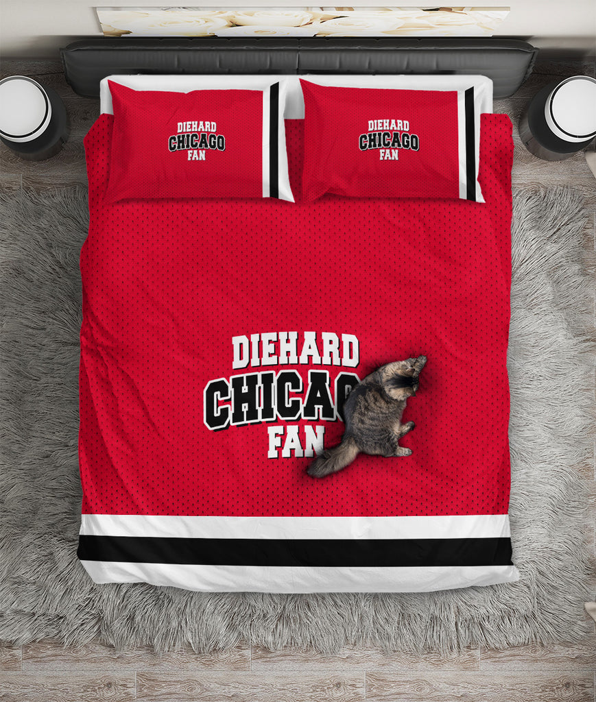Diehard Chicago Fan Sports Bedding Set