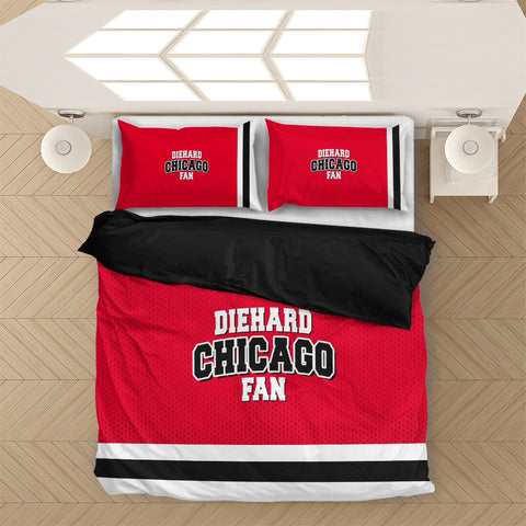 Image of Diehard Chicago Fan Sports Bedding Set