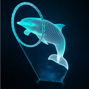Dolphin LED Lamp