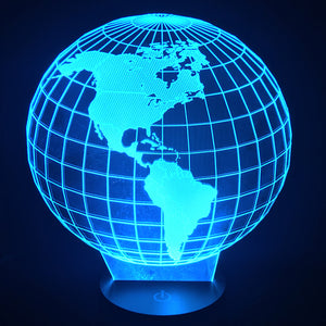 Earth LED Lamp