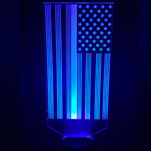 American Flag LED Lamp