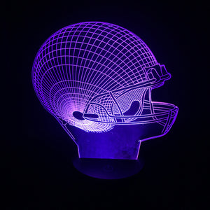 3D Hologram Football Helmet LED Lamp