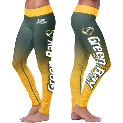 Image of Green Bay Sports Loving Girl Classic Leggings