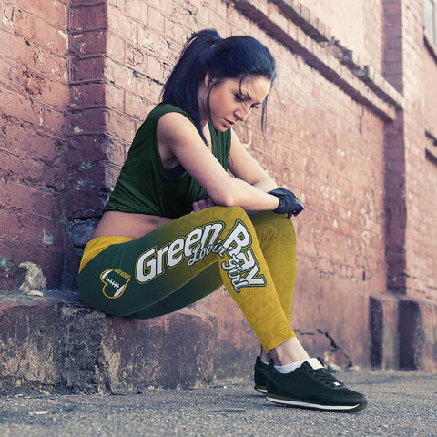 Image of Green Bay Sports Loving Girl Classic Leggings