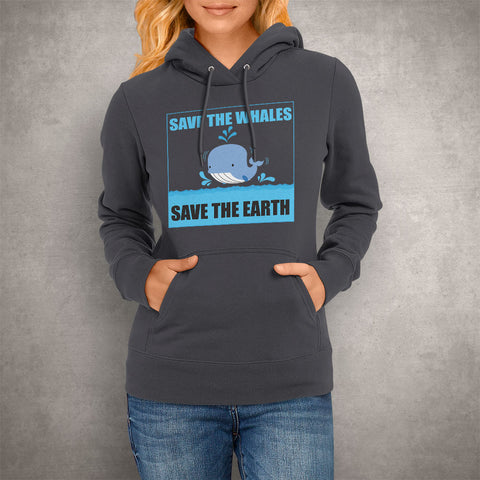 Image of Unisex Hoodie Save The Whales