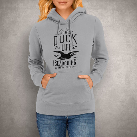 Image of Unisex Hoodie The Duck Life Searching A New Destiny