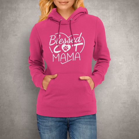 Image of Blessed Cat Mama Hoodie