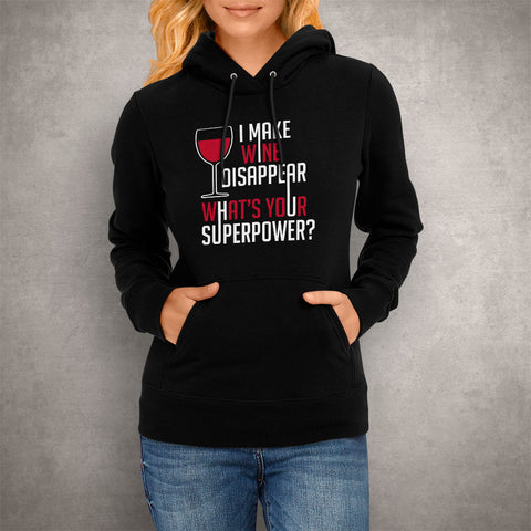 Image of Unisex Hoodie I Make Wine Disappear