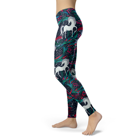 Image of Horse Leggings White Horse