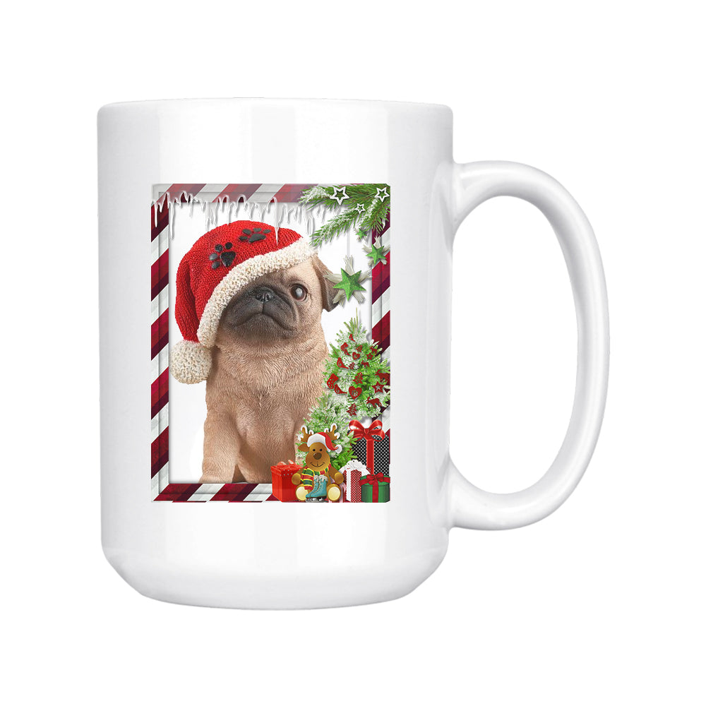 Christmas Photo Frame Personalized 15oz Ceramic Mug