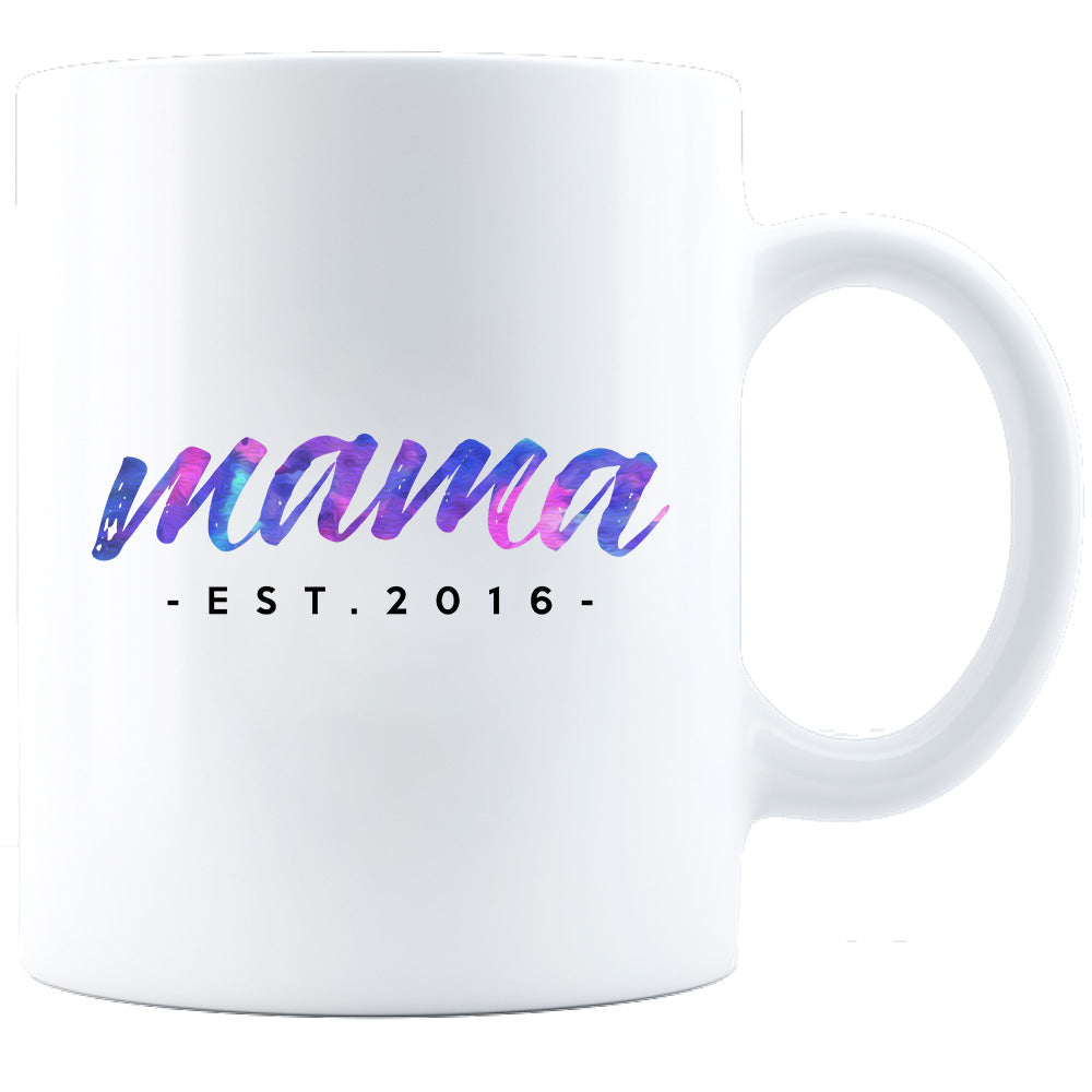 Mama Est Personalized Ceramic Coffee Mug