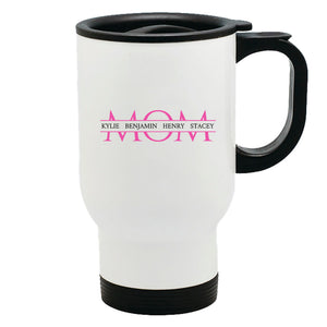 Mom Personalized Metal Coffee and Tea Travel Mug
