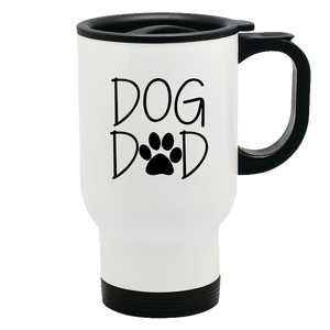 Metal Coffee and Tea Travel Mug Dog Dad