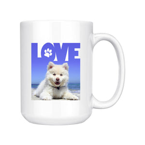 Love Paw Personalized 15oz Ceramic Mug