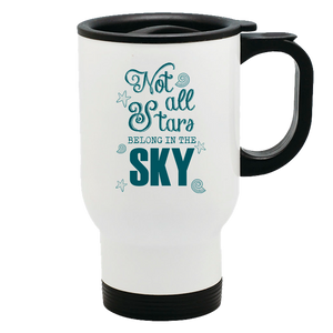 Metal Coffee and Tea Travel Mug Not all Star
