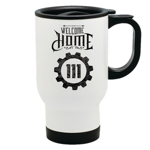 Metal Coffee and Tea Travel Mug Welcome Home