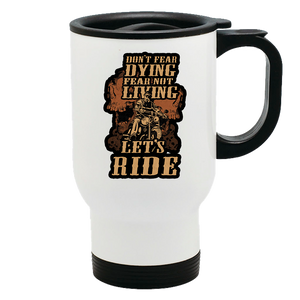 Metal Coffee and Tea Travel Mug Bikers