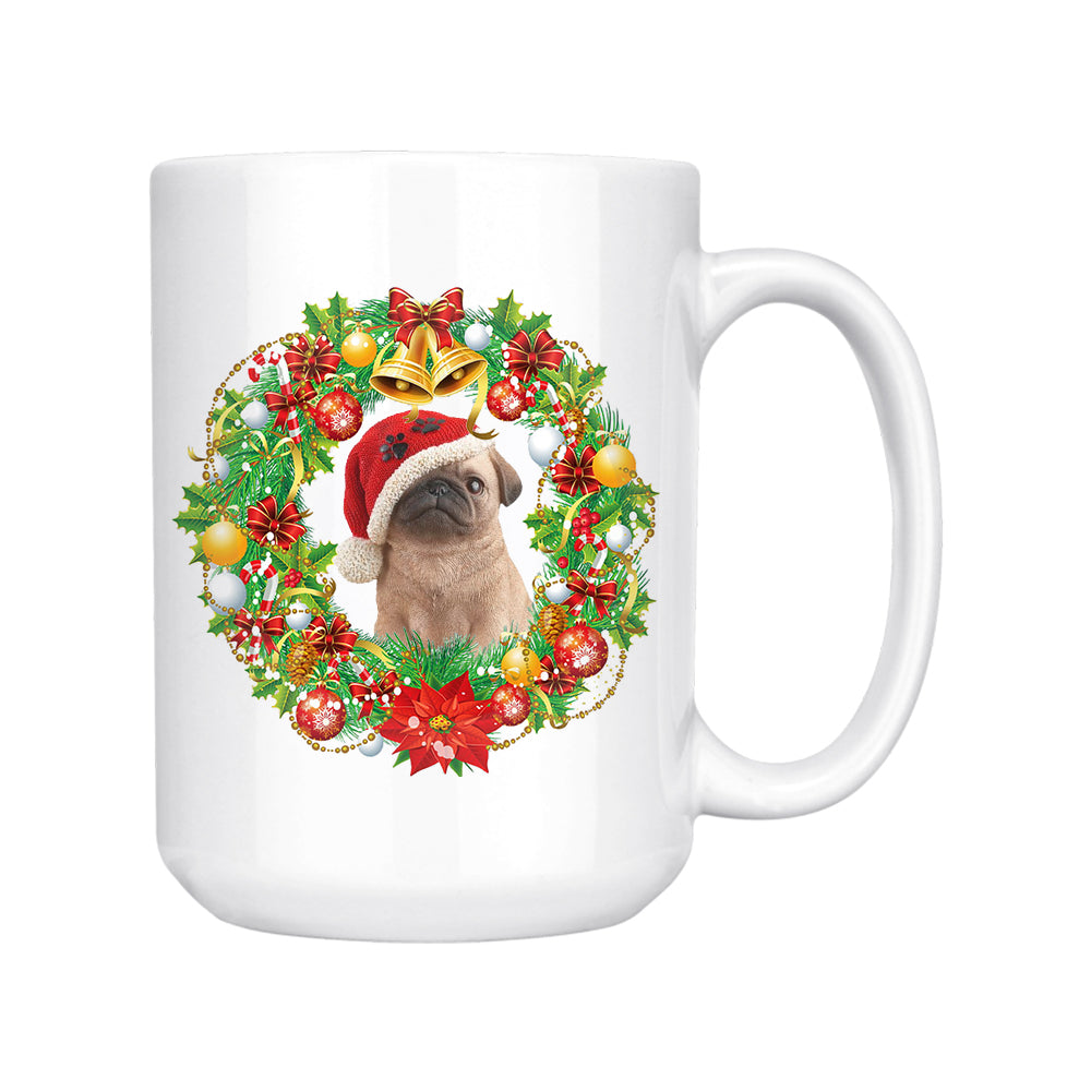 Christmas Round Personalized 15oz Ceramic Mug