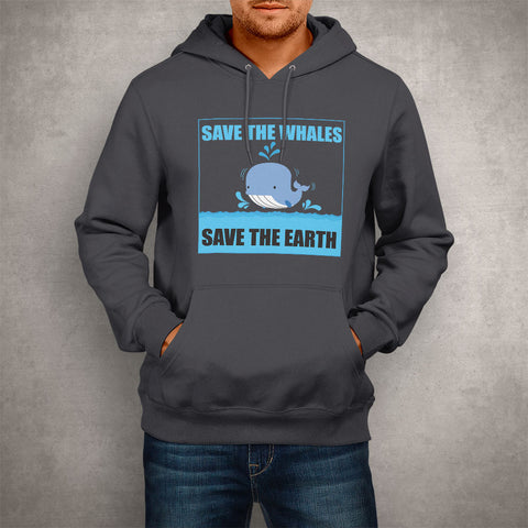 Image of Unisex Hoodie Save The Whales