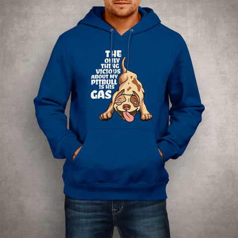 Image of Unisex Hoodie Pitbull is his Gas