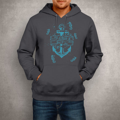 Image of Unisex Hoodie All I Need Is You & Sea