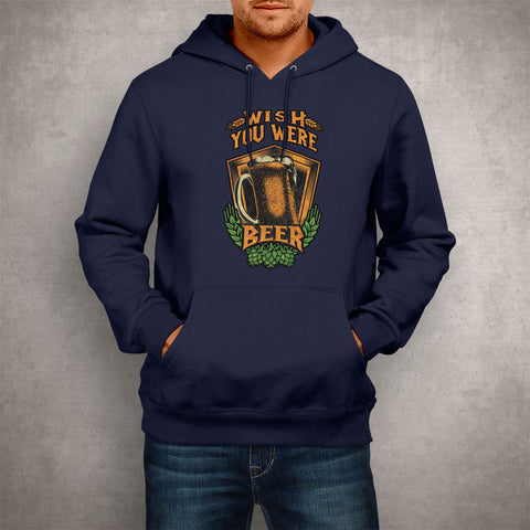 Image of Unisex Hoodie Wish You Here Beer