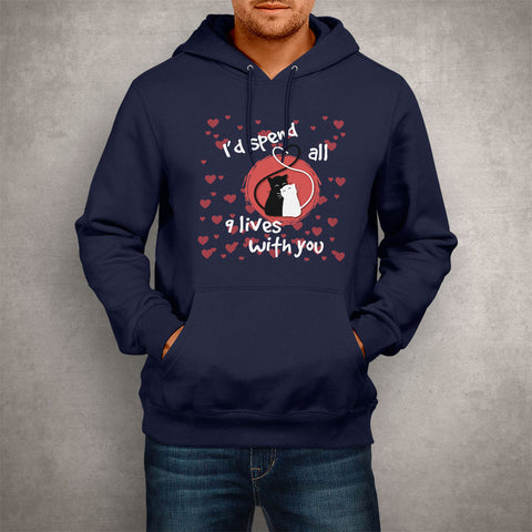 Image of Unisex Hoodie 9 Lives With You