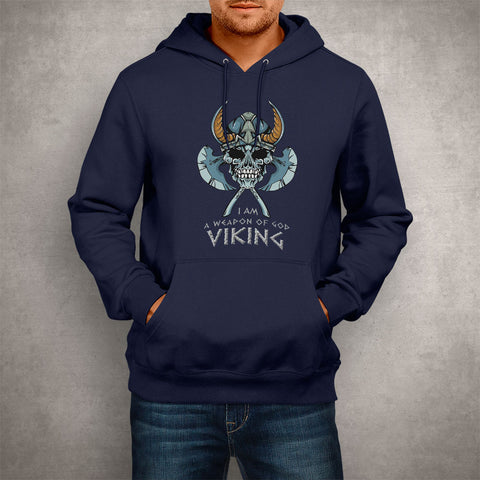 Image of Unisex Hoodie I Am A Weapon Of God Viking