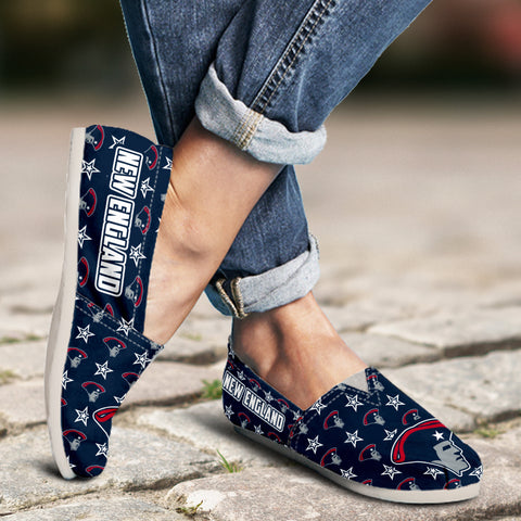 Image of New England Football Fan Sports Ladies Casual Shoes