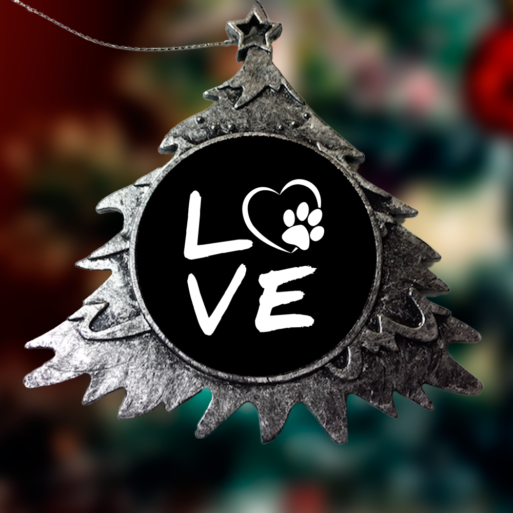 Love Paw Christmas Ornaments