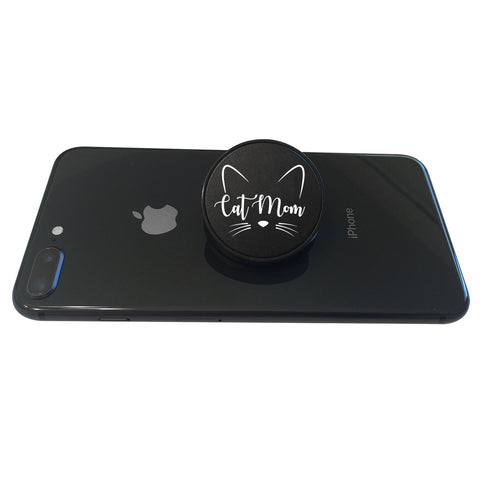 Image of Cat Mom Whiskers Phone Grip