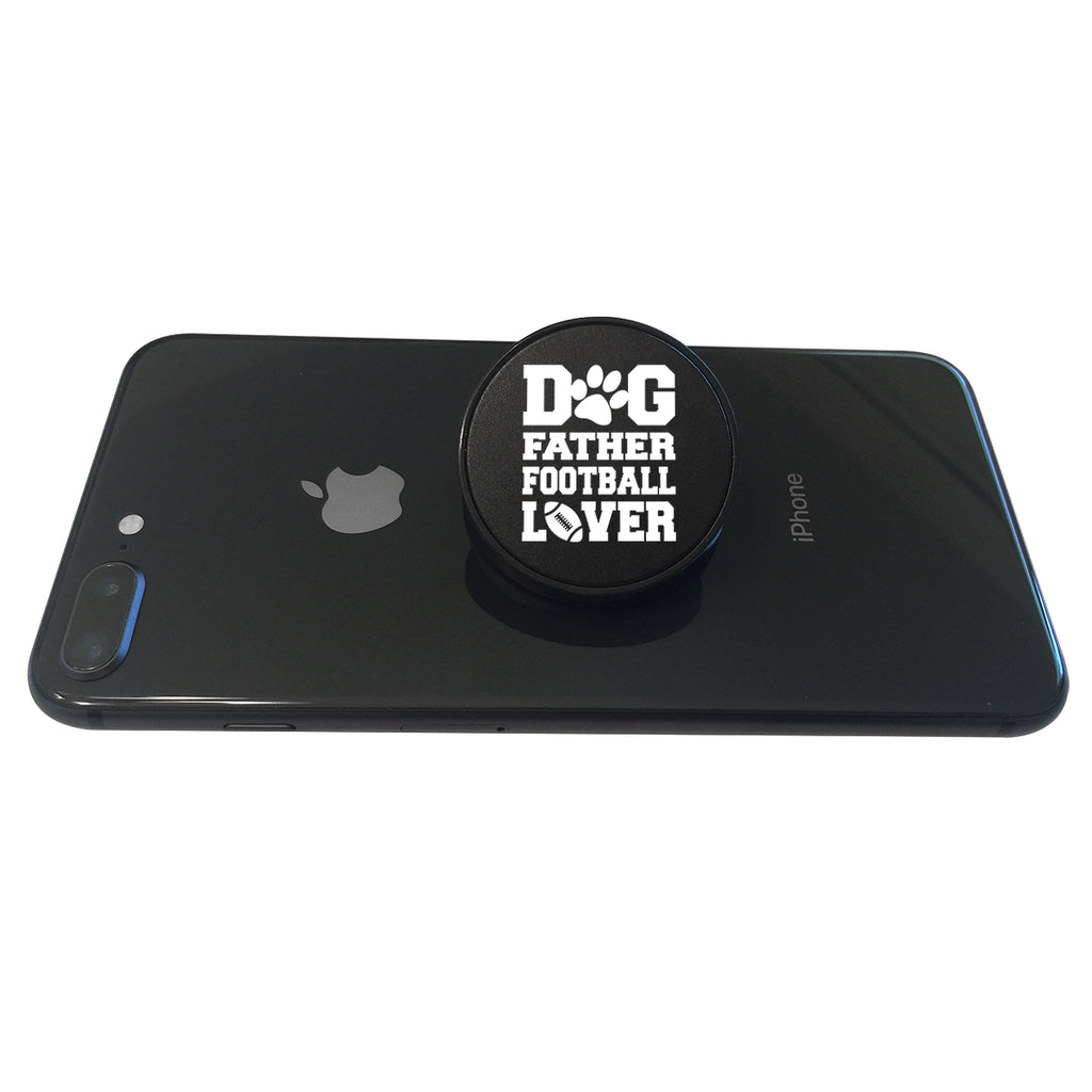 Dog Father Football Lover Phone Grip